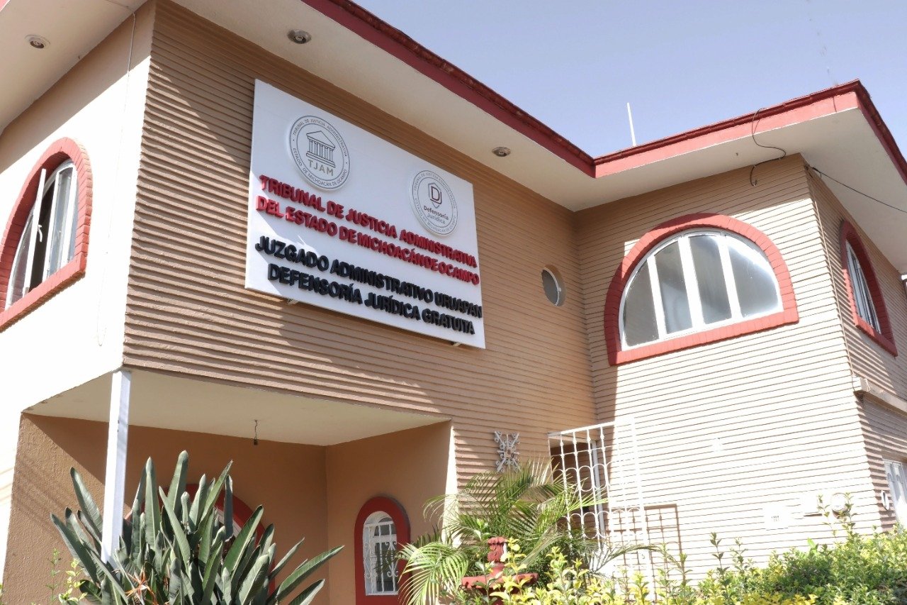 Edificio que fungira como las oficinas del Tribunal de Justicia Administrativa en Uruapan