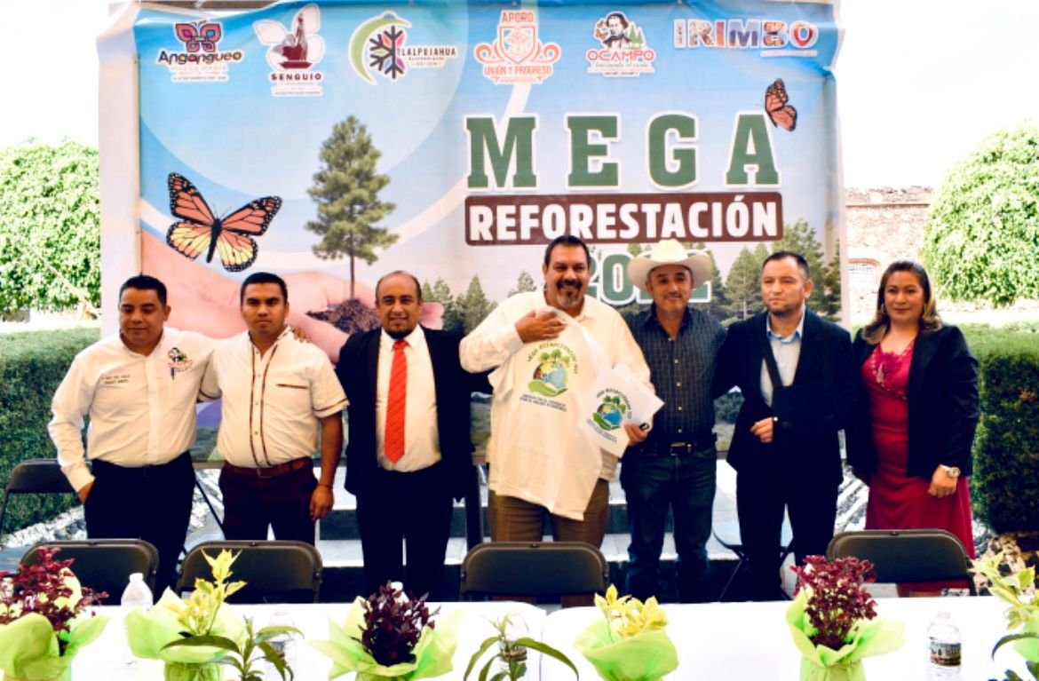 Anuncian reforestación masiva en el oriente de Michoacán