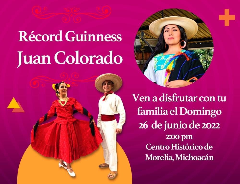 Convocan a Récord Guinness Juan Colorado