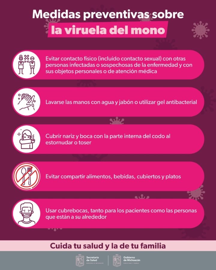 Exhorta SSM a población a tomar medidas contra viruela
