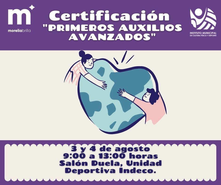 Busca IMCUFIDE certificación de "Morelia Cardio-Segura"