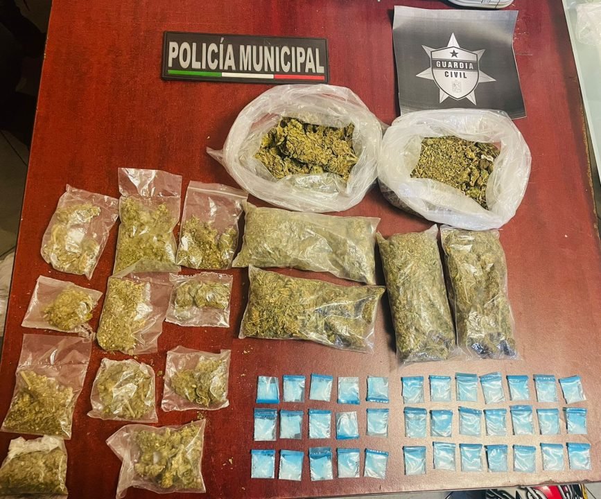 detienen a cinco con droga en jacona