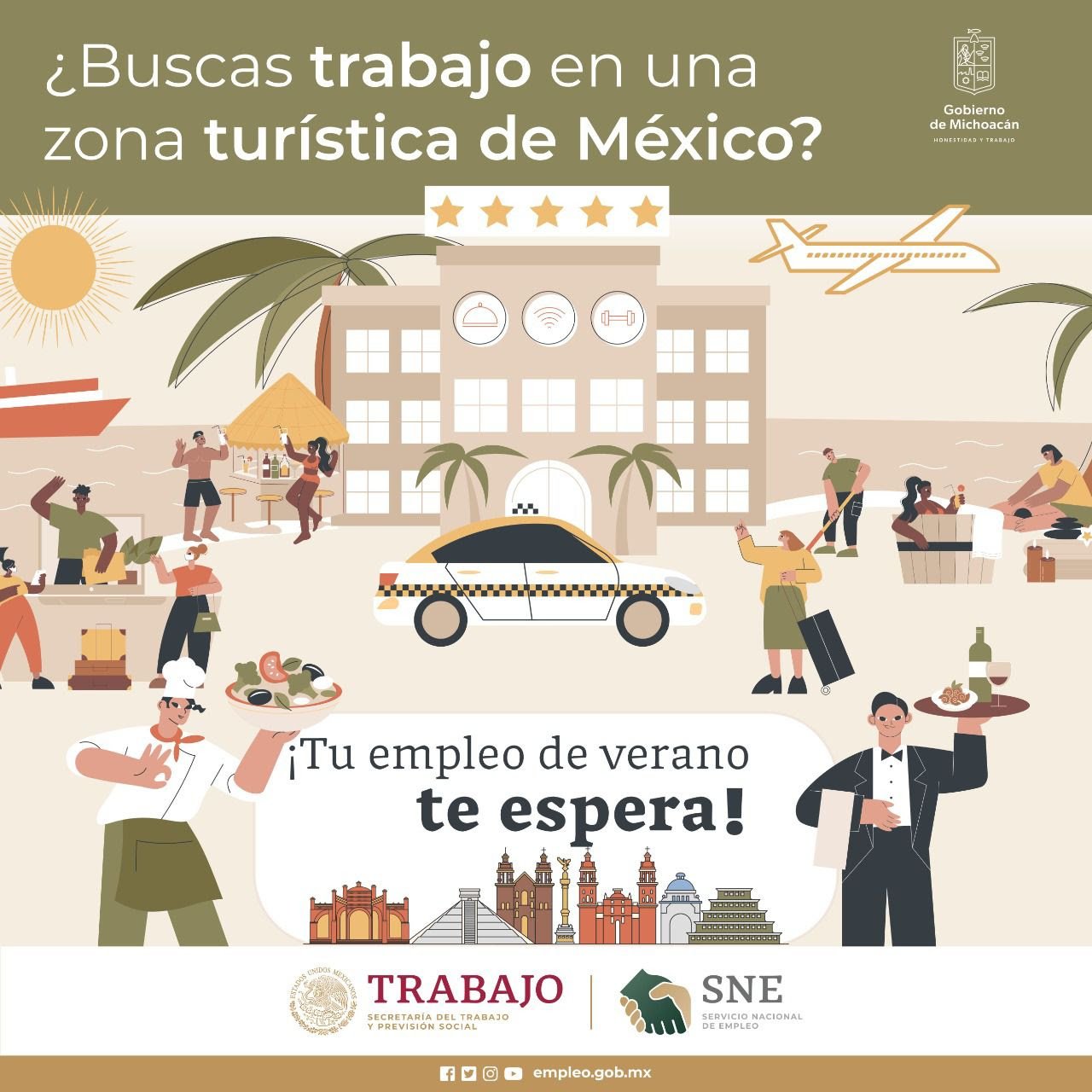Promueven Sedeco y el SNE vacantes para el sector turístico