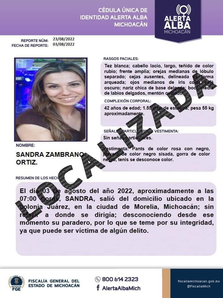 localizan a desaparecida