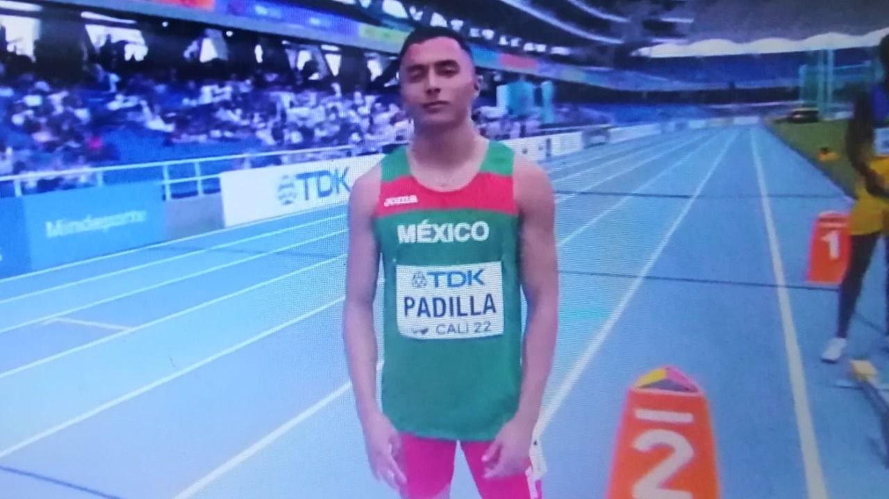El velocista moreliano Jonathan Padilla se ubicó en séptimo lugar de su heat con una marca de 21.76