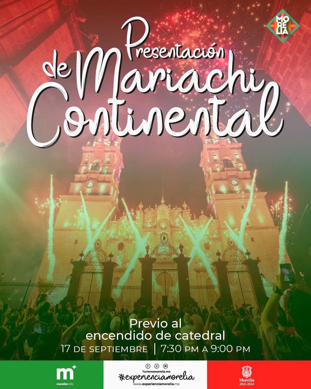 Continuarán festejos patrios este sábado en el Centro Histórico
