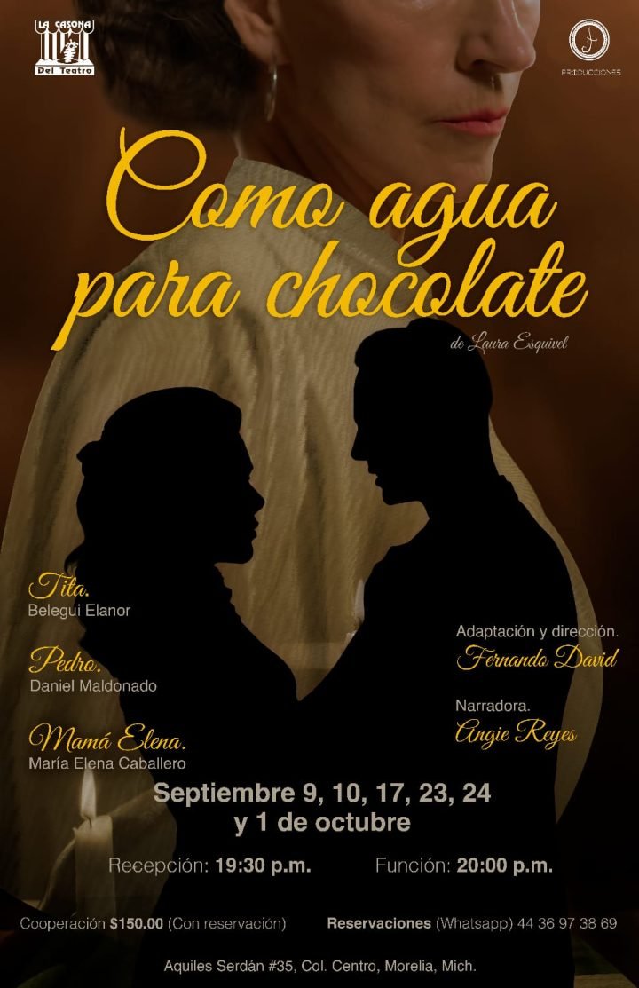 Estrenan "Como agua para Chocolate" de Laura Esquivel