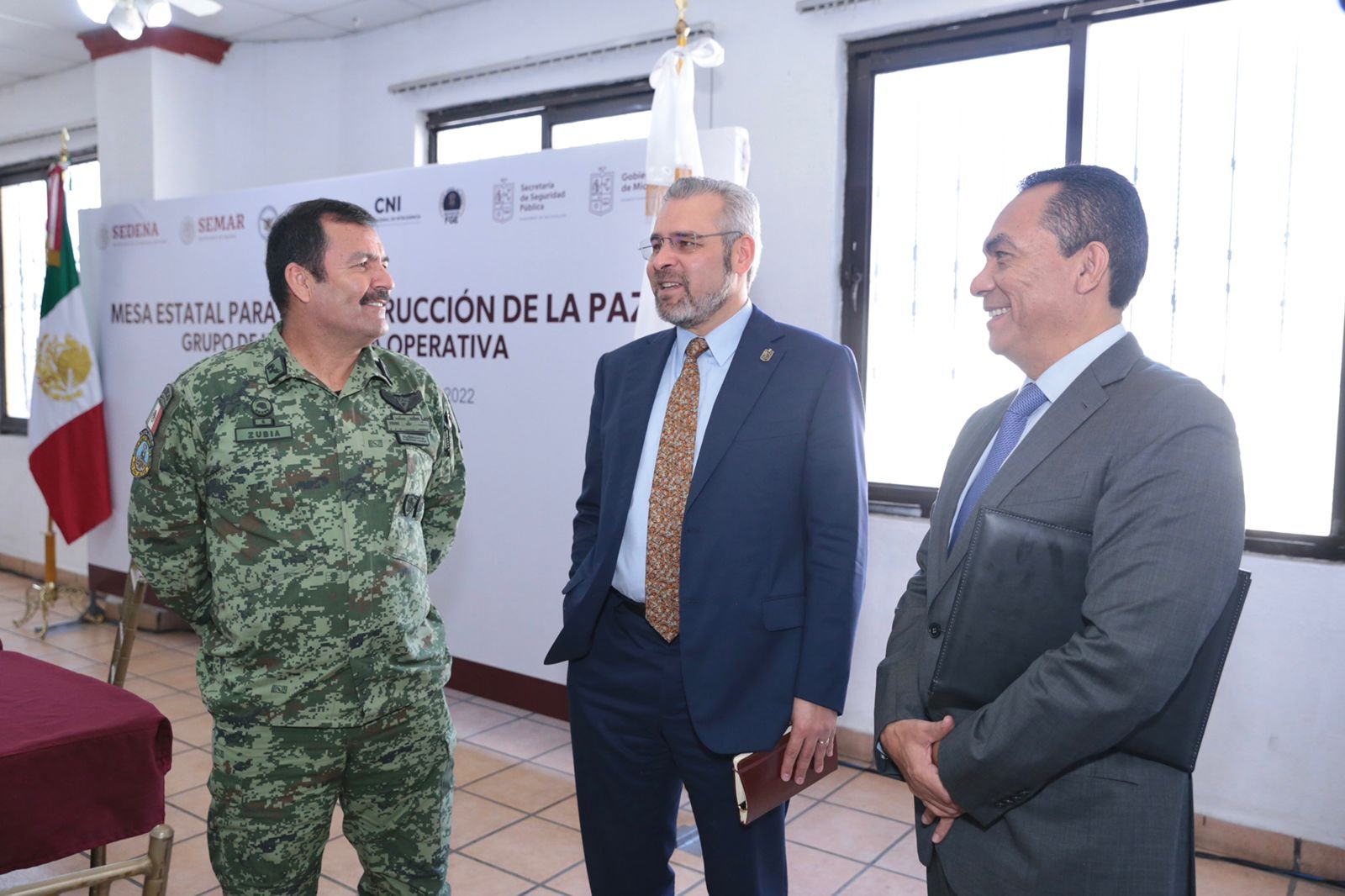 En mesa de seguridad, acuerdan reforzar coordinación para la paz en Ciudad Hidalgo