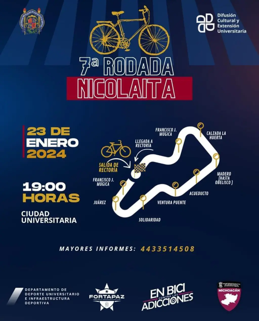 Hoy, la primera Rodada Nicolaita del 2024