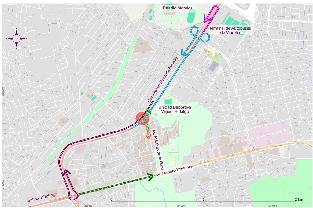 rutas alternas al libramiento de morelia