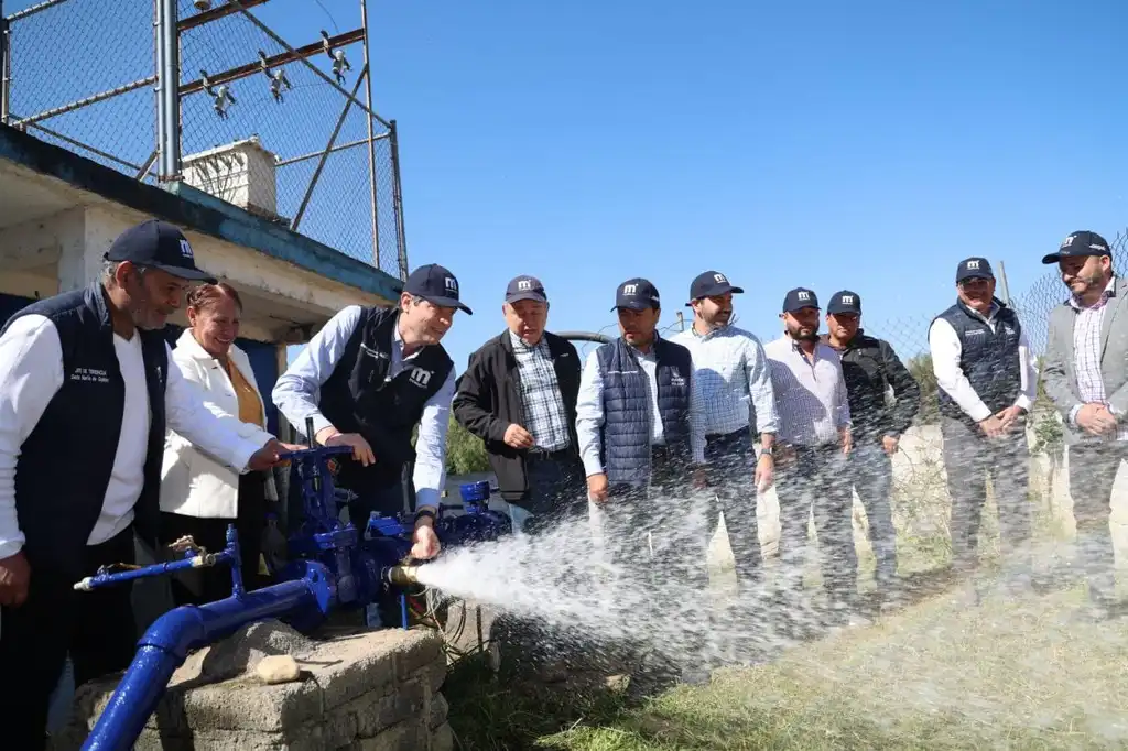 El alcalde moreliano entregó un pozo rehabilitado en Santa María