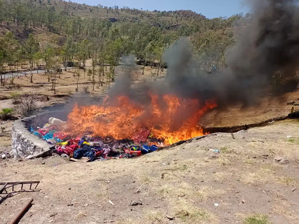 Destruyeron drogas decomisadas en varios operativos