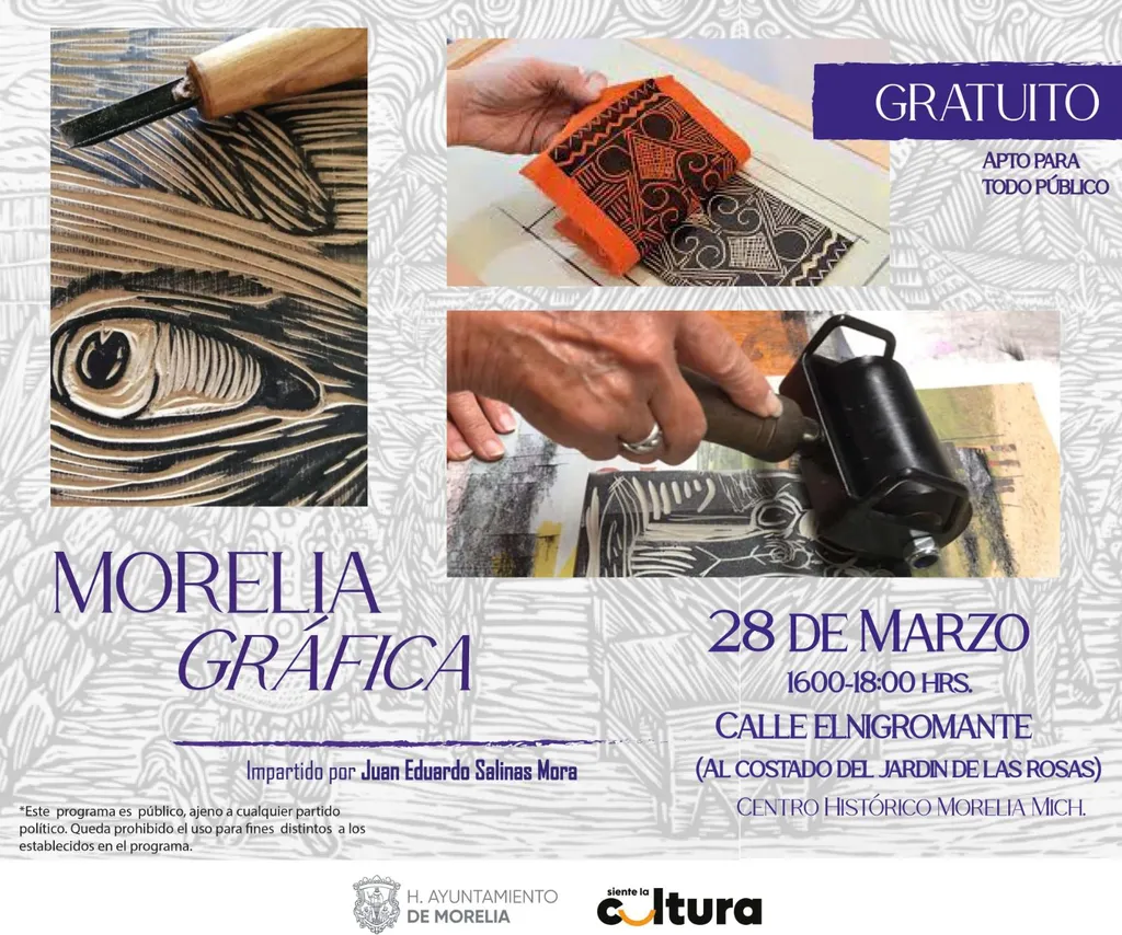 En Morelia, durante Semana Santa se ofrecerán conciertos, exposiciones y talleres