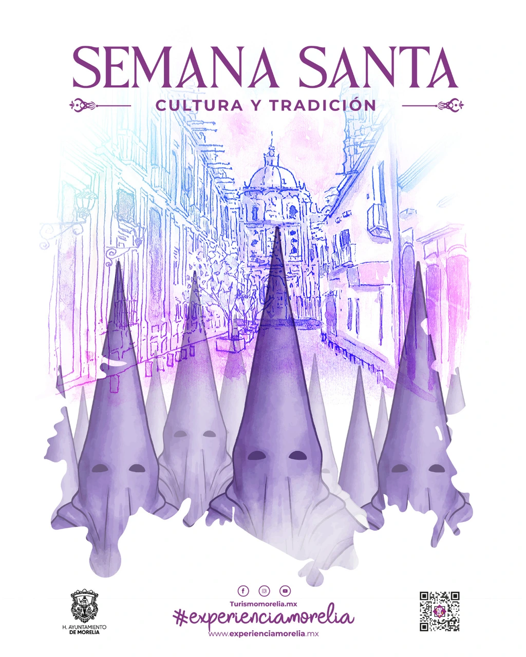 Gobierno de Morelia invita a la edición 48a Procesión del Silencio