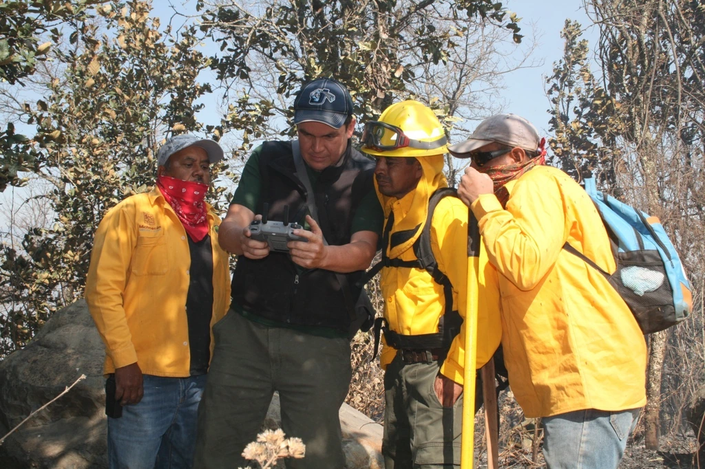 Con drones agilizarán trámite de denuncias por incendios forestales