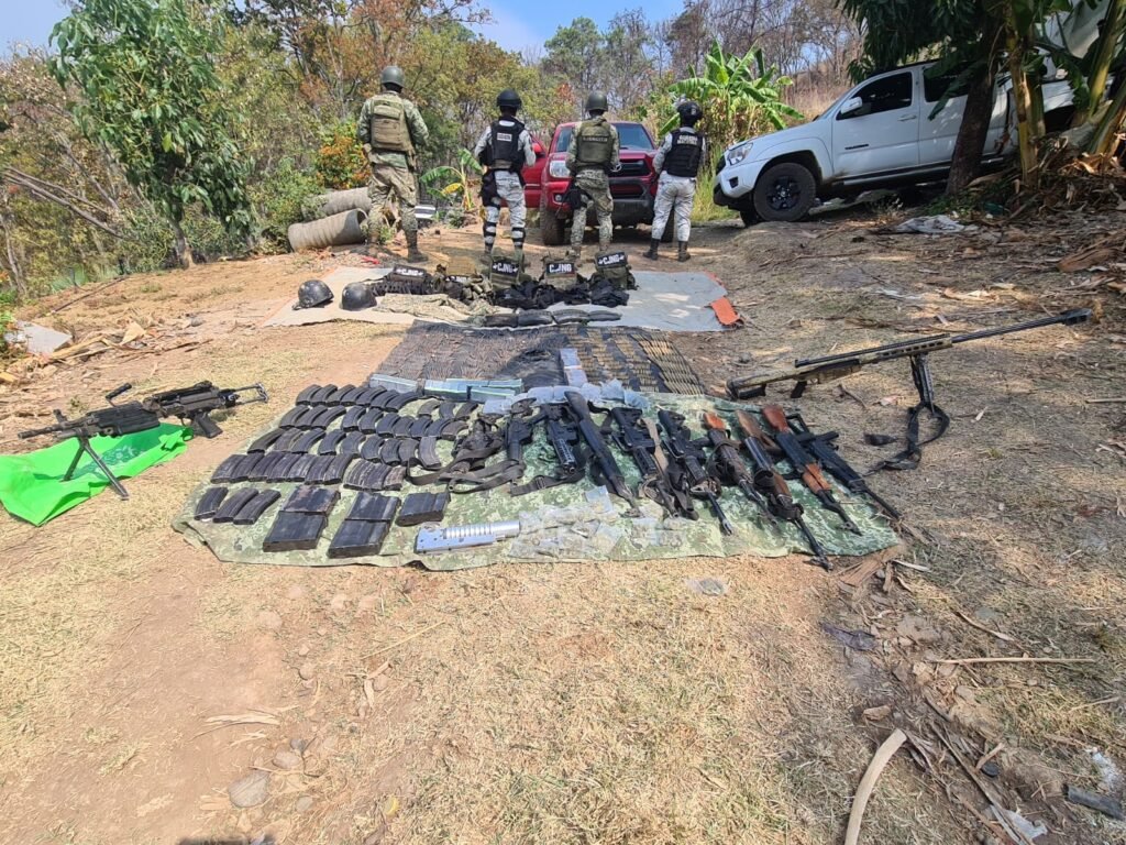 Destruyeron narcocampamento en Uruapan