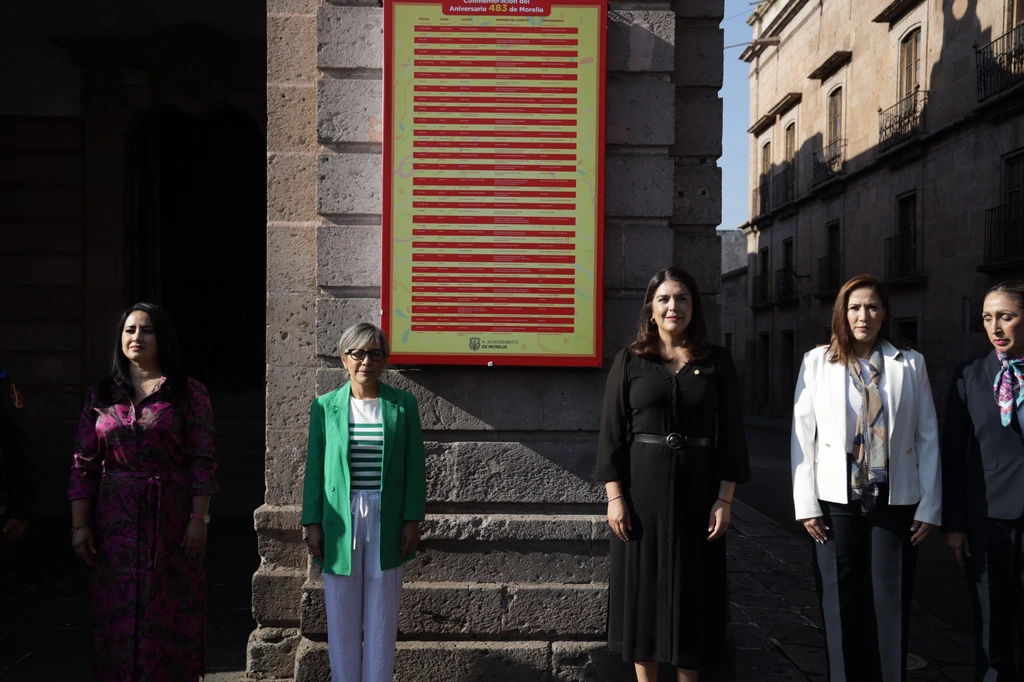 En Bando Solemne, Ayuntamiento de Morelia da conocer actividades del 483 Aniversario de la ciudad