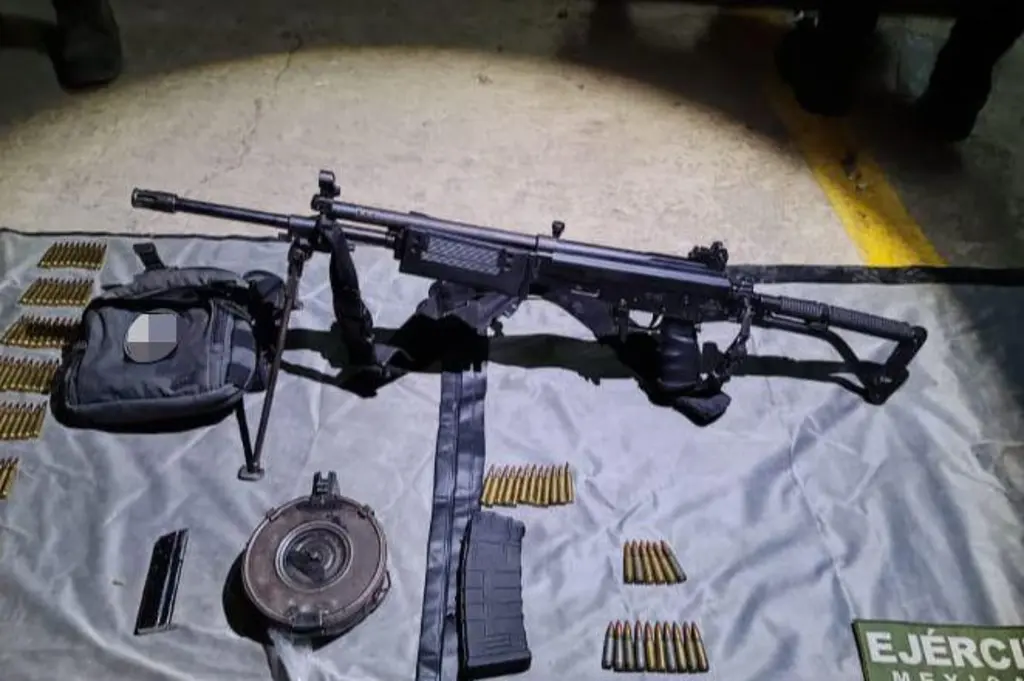 Hallan arsenal en domicilio de Buenavista