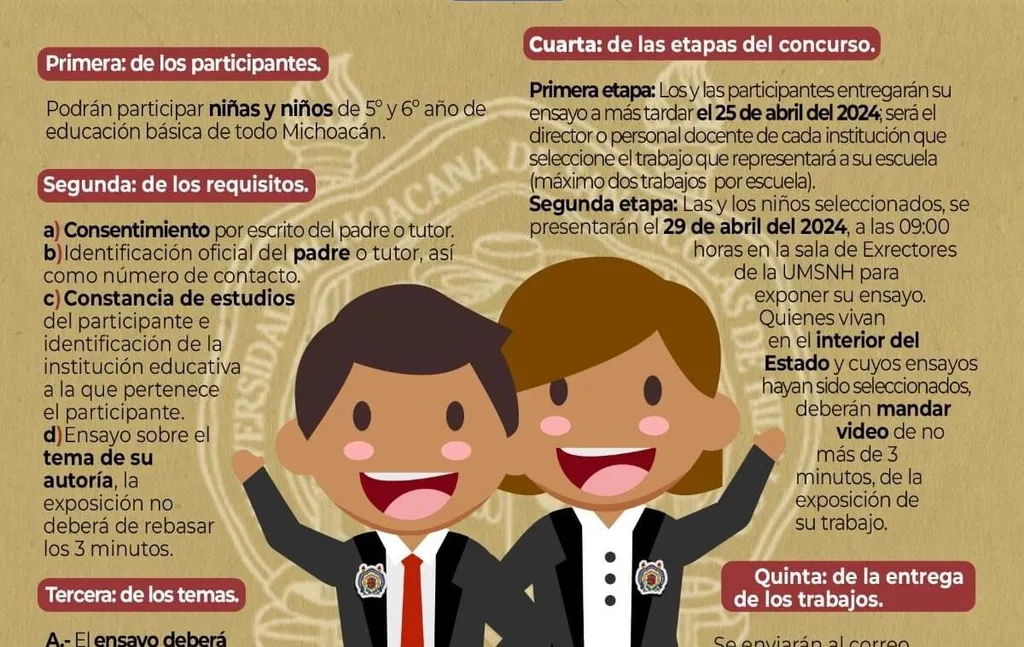 Invitan a los niños a ser rector por un día en la UMSNH