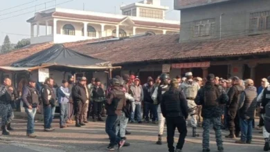Bloquearon carretera por incursión de grupo armado en Santa Fe de La Laguna