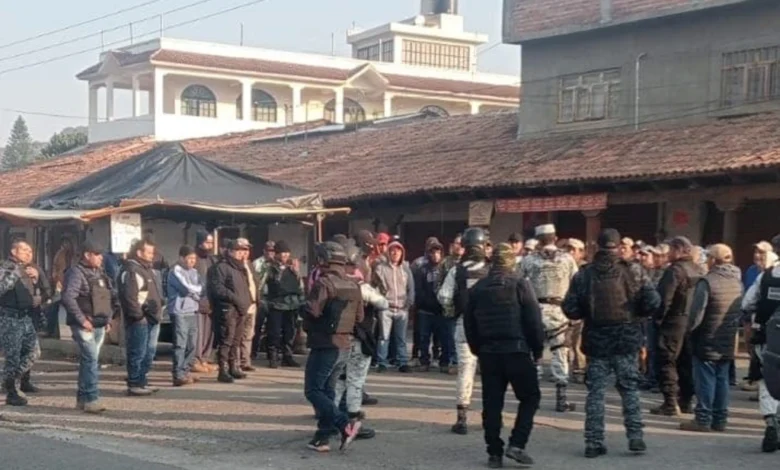 Bloquearon carretera por incursión de grupo armado en Santa Fe de La Laguna