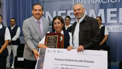 Conmemora Bedolla el Día Nacional de la Enfermería