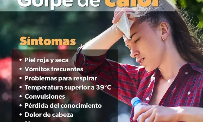 Cuidado con el golpe de calor
