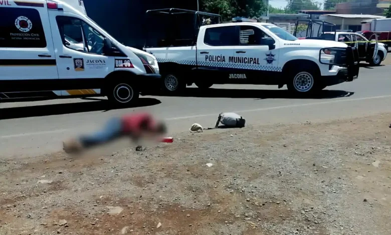 En Jacona, ejecutaron a un hombre mientras iba en bicicleta