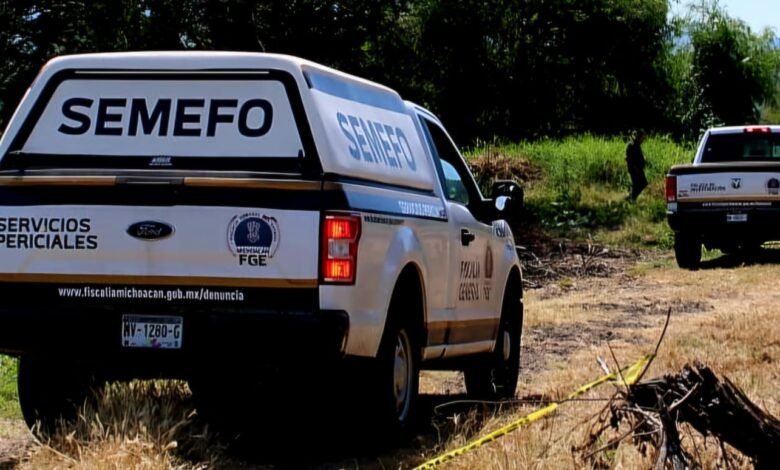 Hallan cadáver de un ejecutado en Angangueo