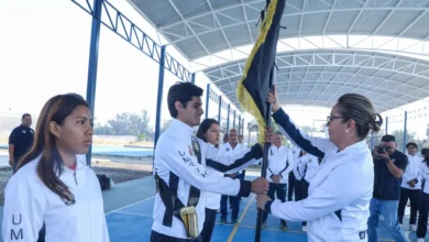 Yarabí Ávila tomó protesta y abanderó a la Delegación de la UMSNH para la Universiada Nacional 2024