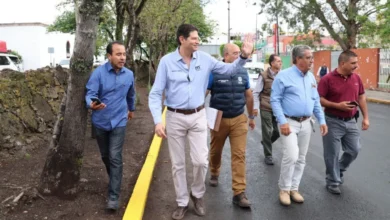 Alfonso Martínez supervisó la recuperación de glorieta y camellón de Avenida Rotarismo