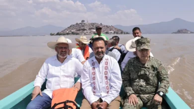 El gobernador supervisó los trabajos para la recuperación de Lago de Pátzcuaro