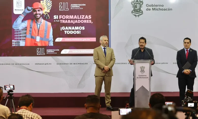Gobierno de Ramírez Bedolla acelera la formalización laboral