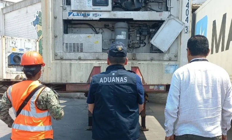 Hallaron 52 kilos de cocaína en un contenedor de Lázaro Cárdenas