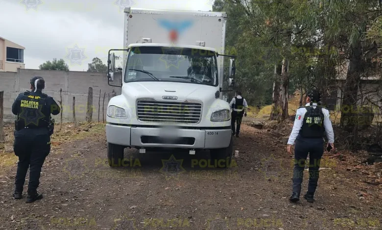 La Policía Morelia recuperó un camión robado