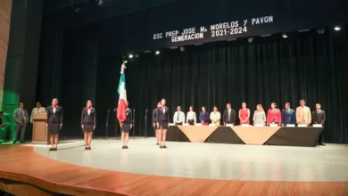 Se graduó la generación 2021-2024 de la preparatoria “José María Morelos y Pavón”