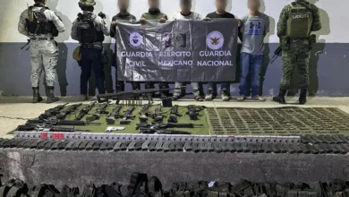 Tras agredir a las fuerzas del orden, fueron detenidos cinco delincuentes