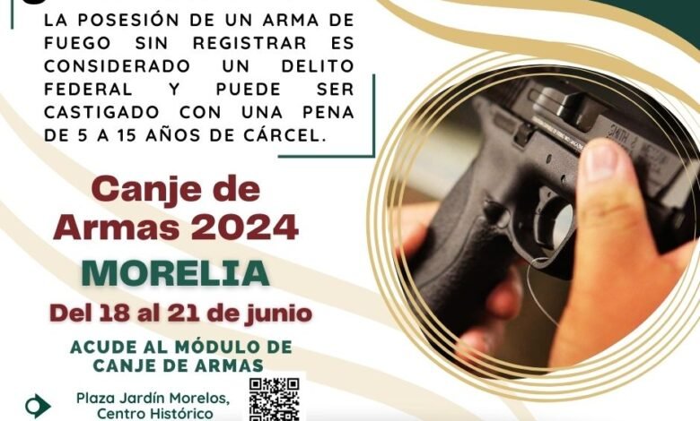 canje de armas