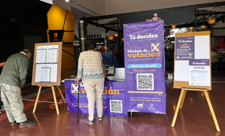 Abiertos, centros de votación de proyectos ciudadanos registrados en el Presupuesto Participativo
