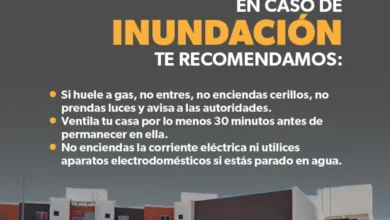 Dan recomendaciones en caso de inundaciones en colonias y domicilios