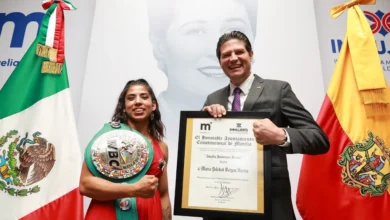 Reconoció Alfonso Martínez a la boxeadora Sol Vargas