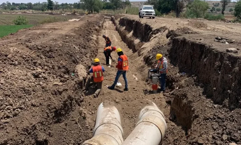 está concluida línea de conducción de planta de Atapaneo