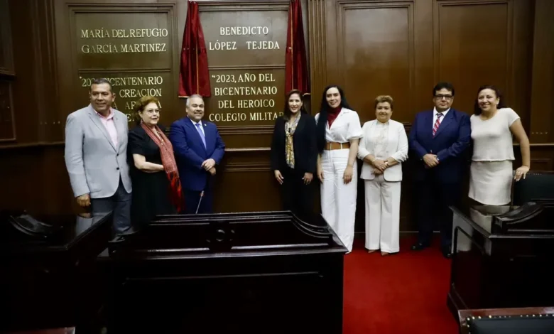 Inscriben el nombre de Benedicto López en el Muro de Honor de Palacio Legislativo