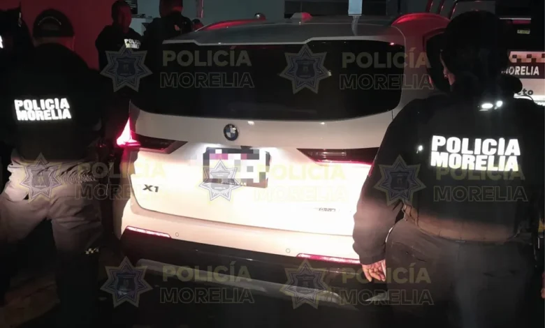 Policías morelianos recuperaron una camioneta robada