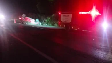 Una volcadura dejó saldo de siete lesionados, en la Morelia-Pátzcuaro
