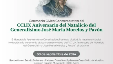 Alfredo Ramírez Bedolla fue el orador en la ceremonia por natalicio del don José María Morelos y Pavón