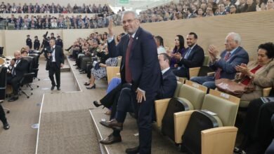 Bedolla asistió a la toma de protesta de la gobernadora de Guanajuato