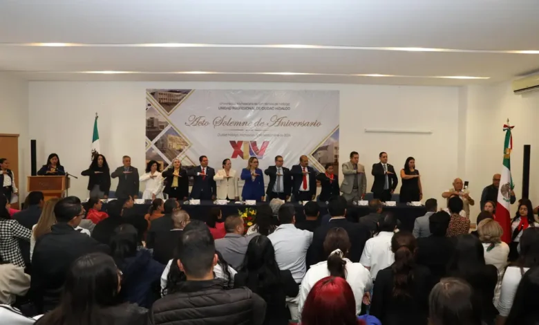 Celebran el XIV aniversario de la Unidad Profesional de Ciudad Hidalgo