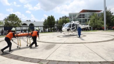 Con unidades terrestres y helicóptero, realizó PC simulacro en la UMSNH