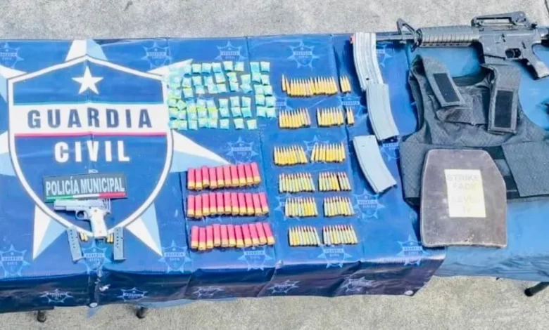Diez detenidos en Zamora y Jacona con un arma, droga y 150 cartuchos útiles